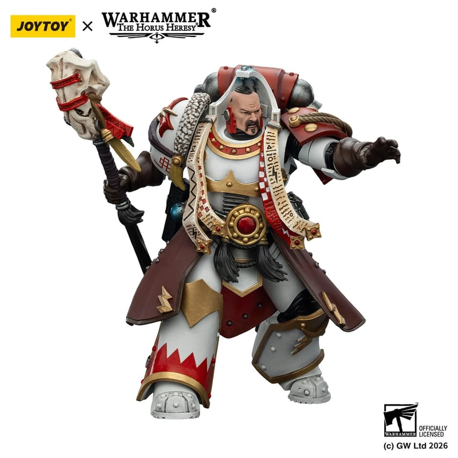 Warhammer 40,000 Action Figure White Scars Stormseer Consul s palico sile in pištolo Bolt, 12 cm fotografija izdelka