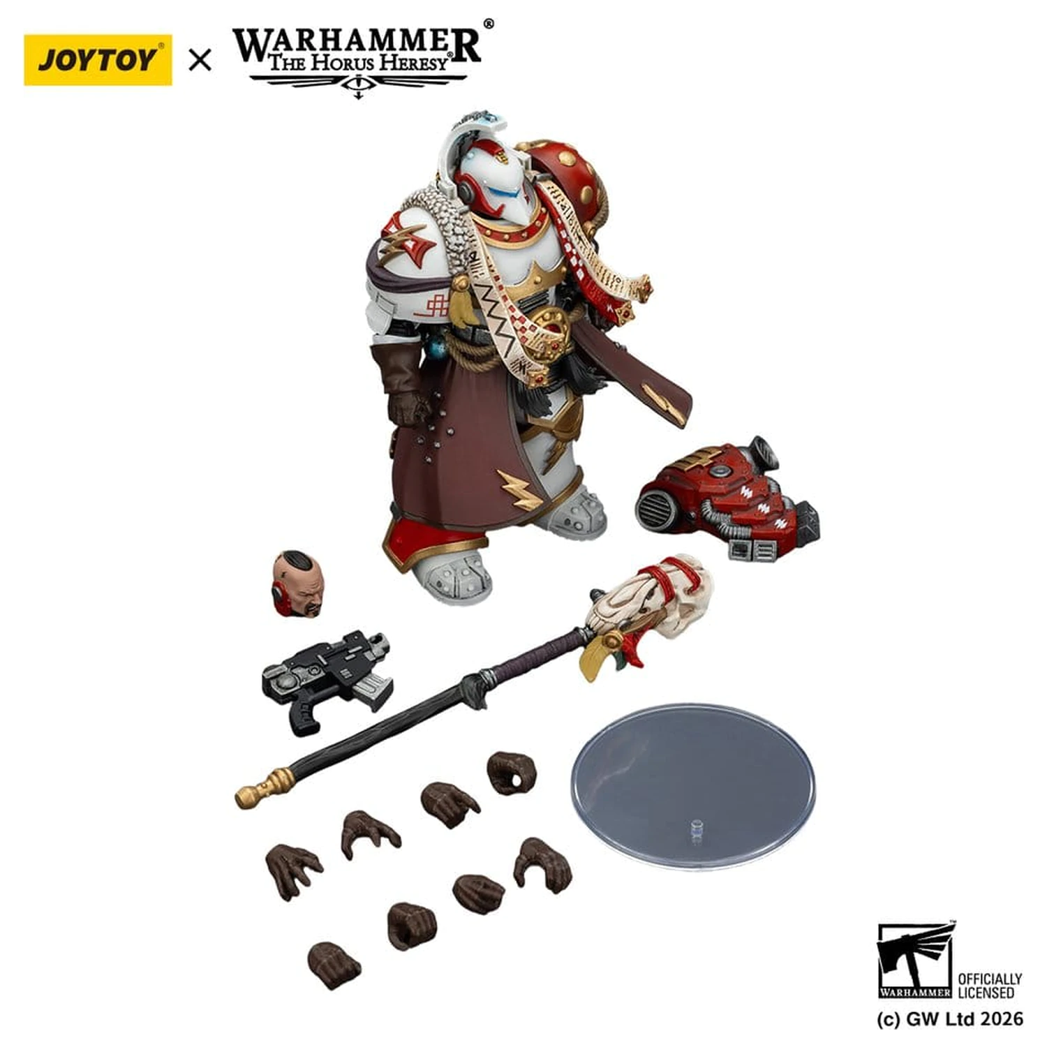 Warhammer 40,000 Action Figure White Scars Stormseer Consul s palico sile in pištolo Bolt, 12 cm fotografija izdelka