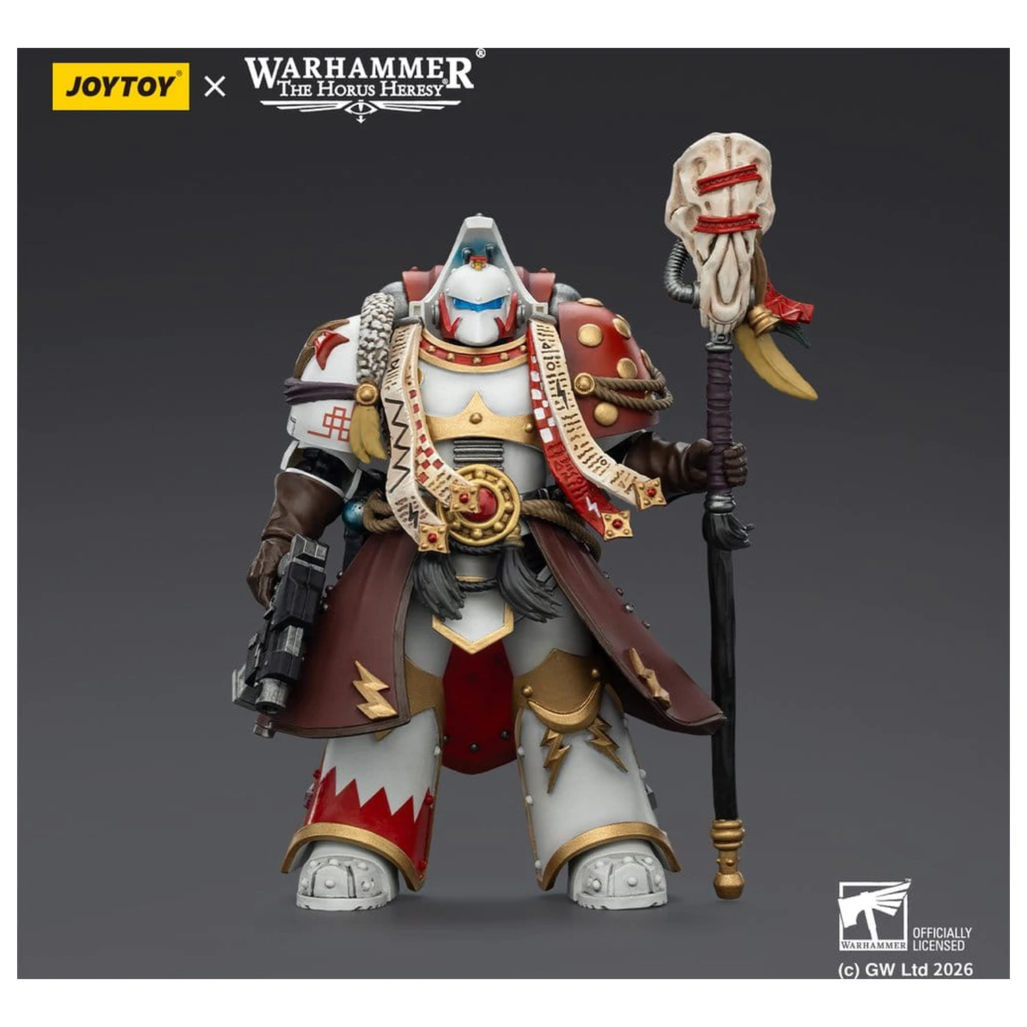 Warhammer 40,000 Action Figure White Scars Stormseer Consul s palico sile in pištolo Bolt, 12 cm fotografija izdelka