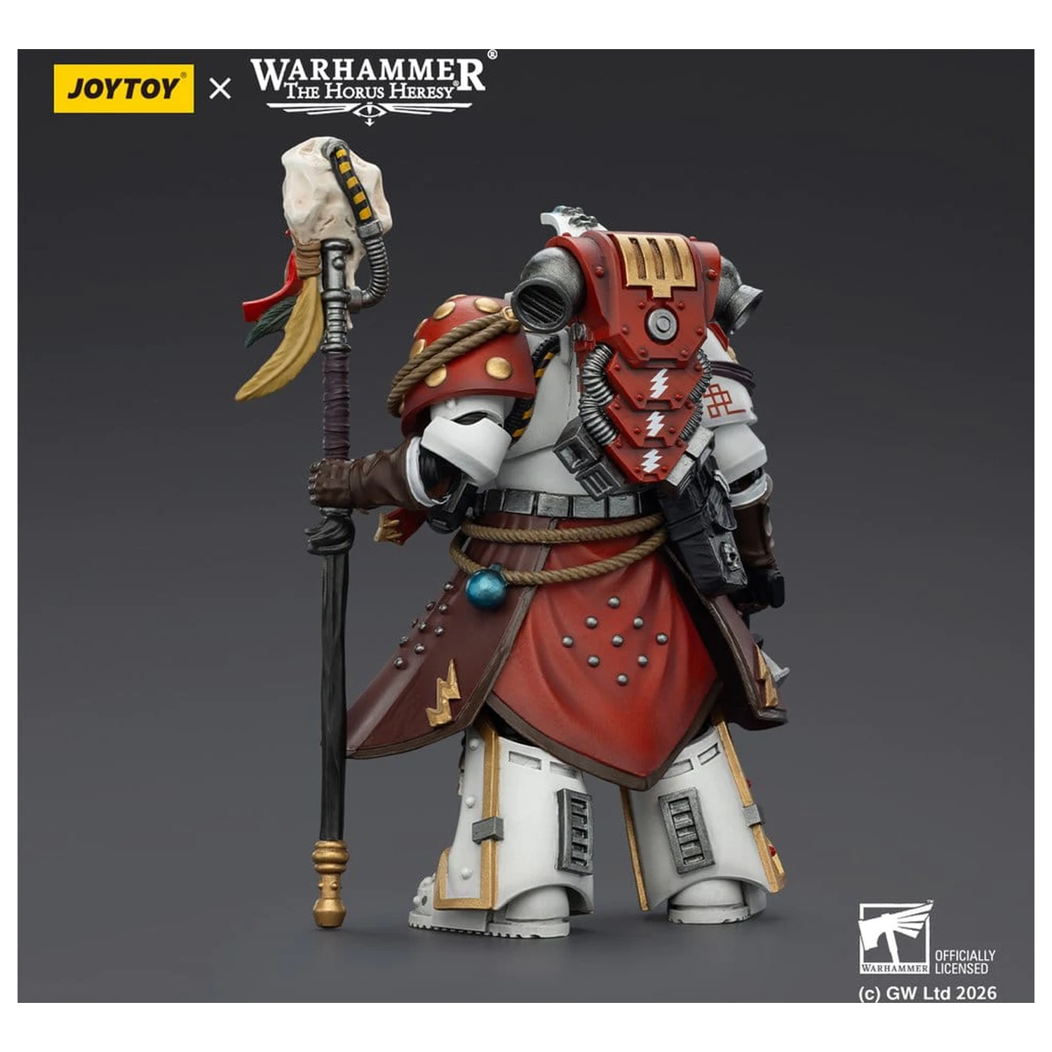 Warhammer 40,000 Action Figure White Scars Stormseer Consul s palico sile in pištolo Bolt, 12 cm fotografija izdelka