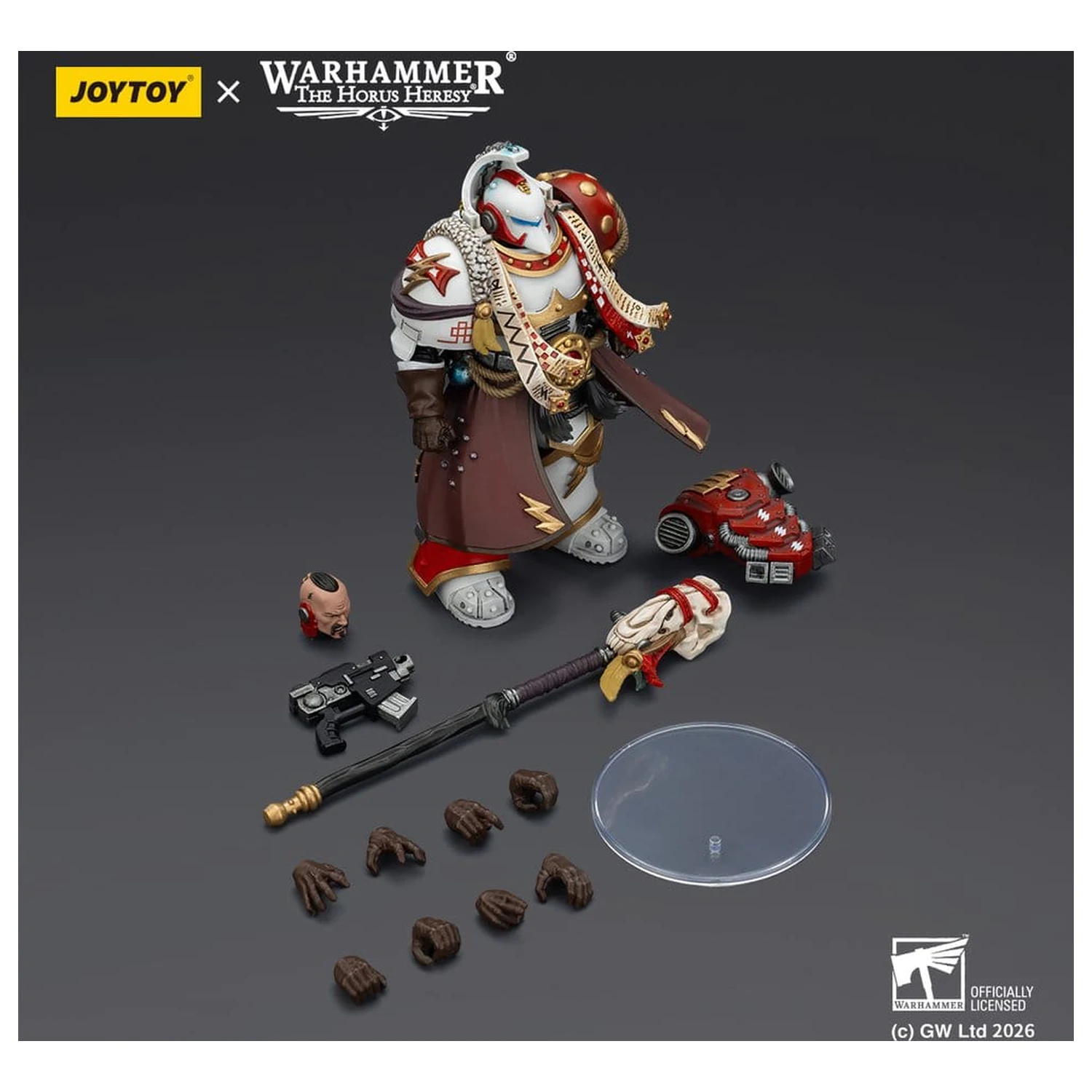 Warhammer 40,000 Action Figure White Scars Stormseer Consul s palico sile in pištolo Bolt, 12 cm fotografija izdelka