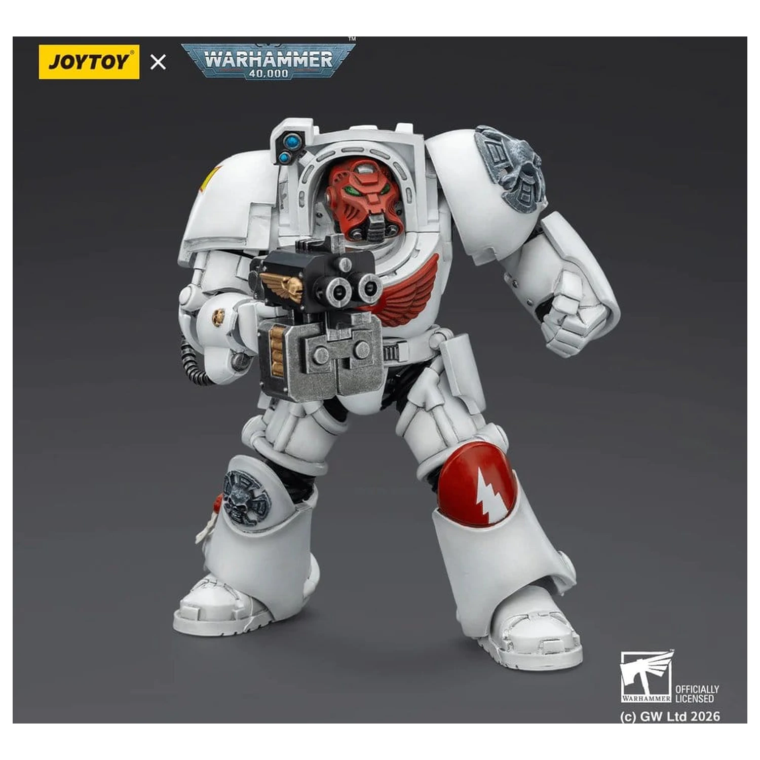 Warhammer 40,000 Akcijska figura White Scars Terminator 2 s Power Fist in Storm Bolter 14 cm fotografija izdelka