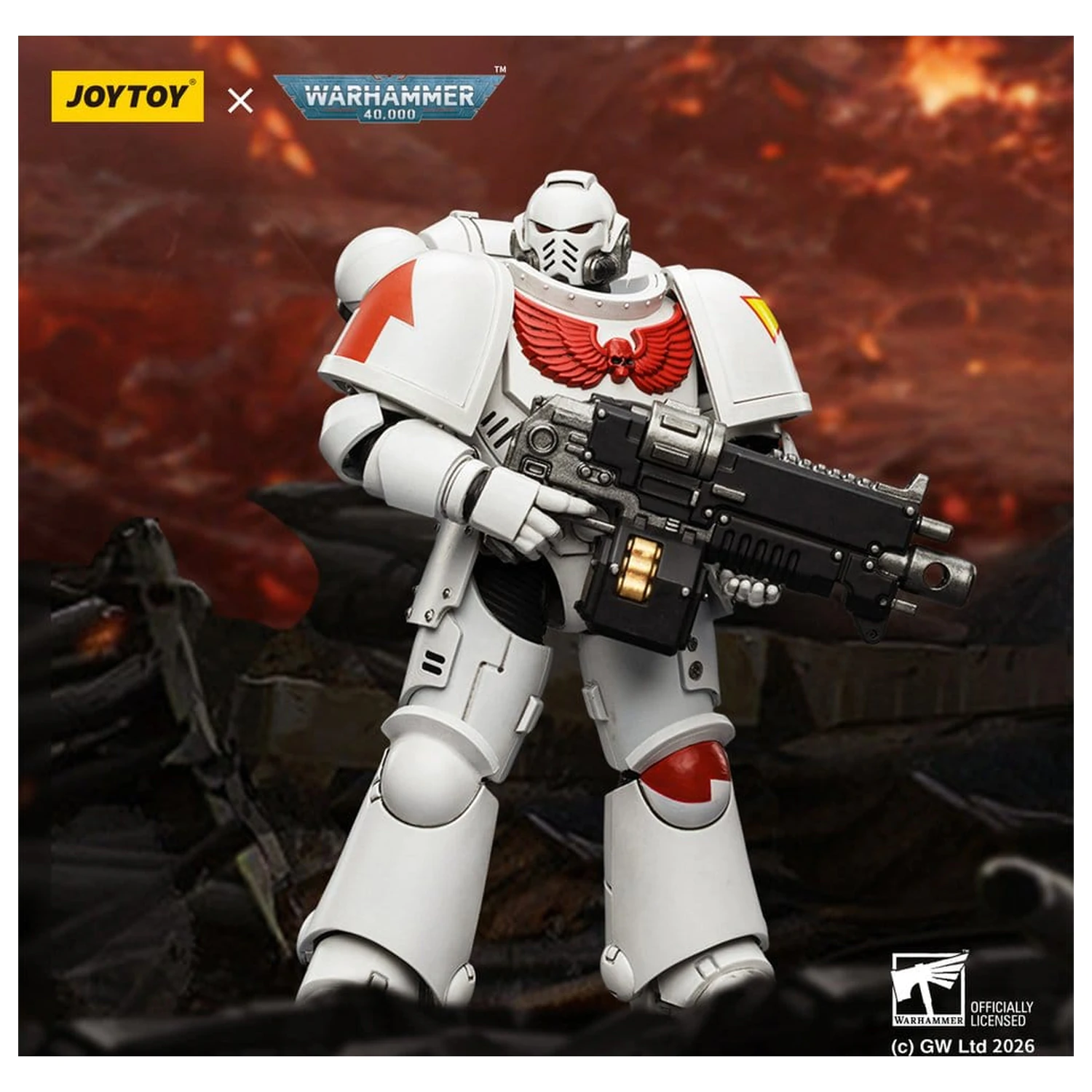 Warhammer 40,000 figurica White Scars Intercessor 12 cm fotografija izdelka