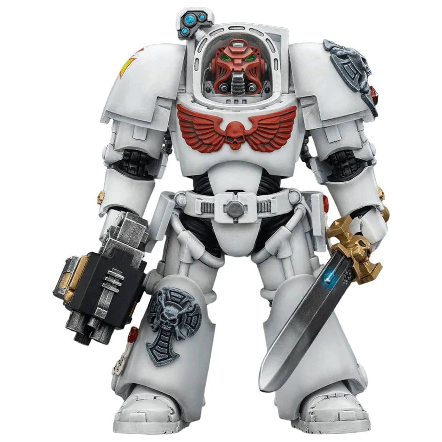 Warhammer 40,000 Akcijska figura White Scars Terminator 1 z Power Sword in Storm Bolter 14 cm fotografija izdelka
