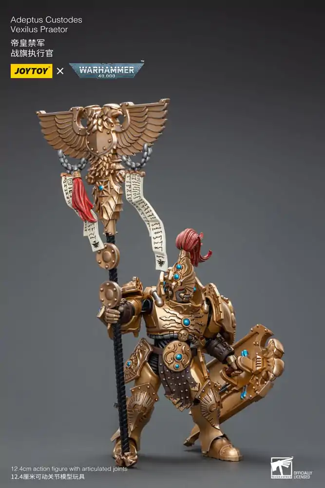 Akcijska figura Warhammer 40k 1/18 Adeptus Custodes Vexilus Praetor fotografija izdelka