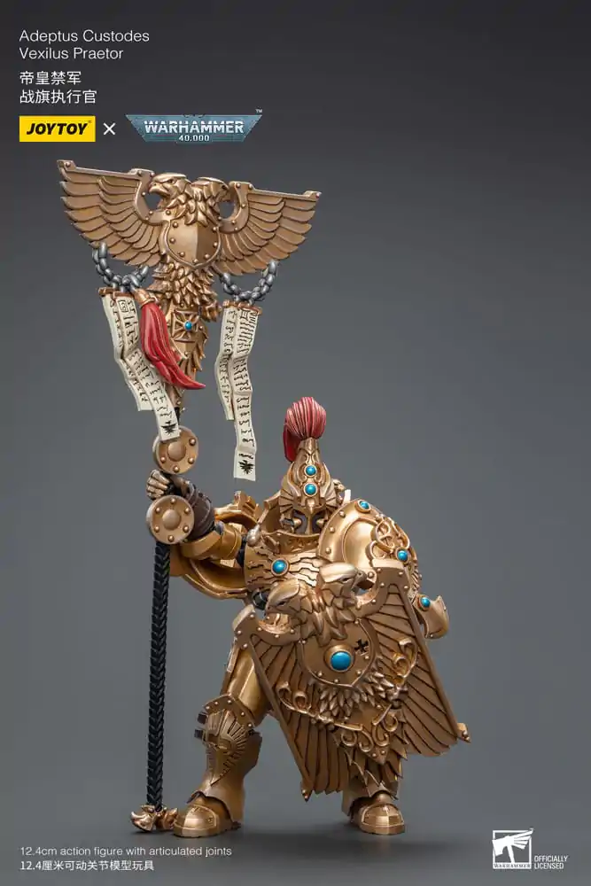 Akcijska figura Warhammer 40k 1/18 Adeptus Custodes Vexilus Praetor fotografija izdelka