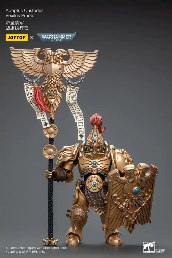 Akcijska figura Warhammer 40k 1/18 Adeptus Custodes Vexilus Praetor fotografija izdelka