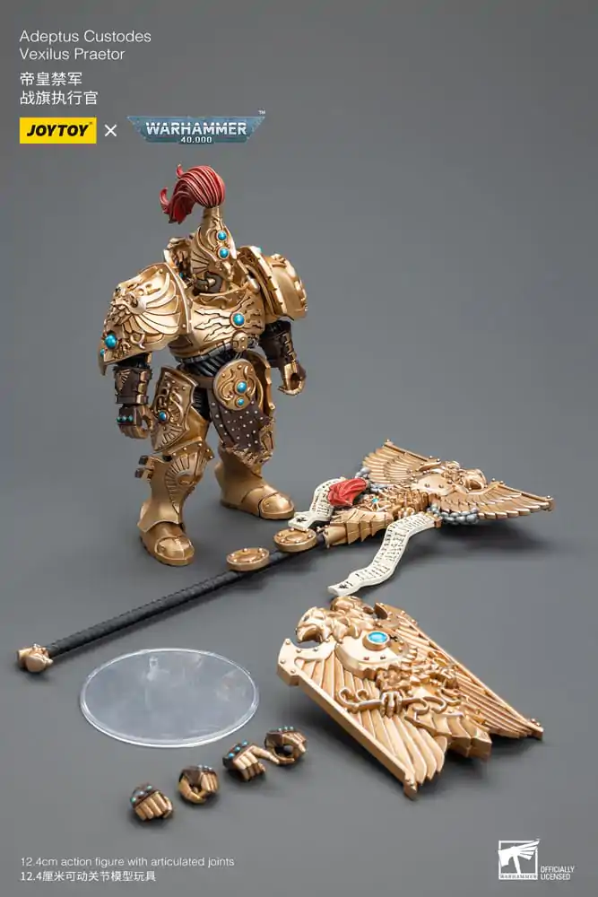 Akcijska figura Warhammer 40k 1/18 Adeptus Custodes Vexilus Praetor fotografija izdelka