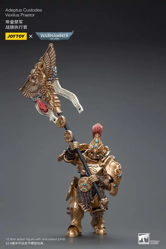 Akcijska figura Warhammer 40k 1/18 Adeptus Custodes Vexilus Praetor fotografija izdelka