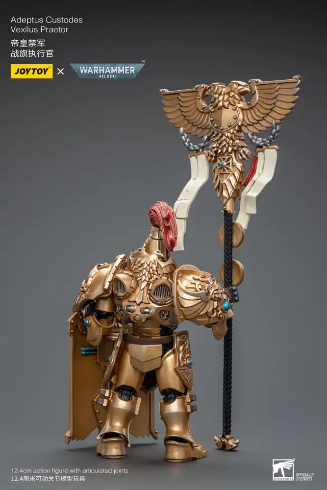 Akcijska figura Warhammer 40k 1/18 Adeptus Custodes Vexilus Praetor fotografija izdelka