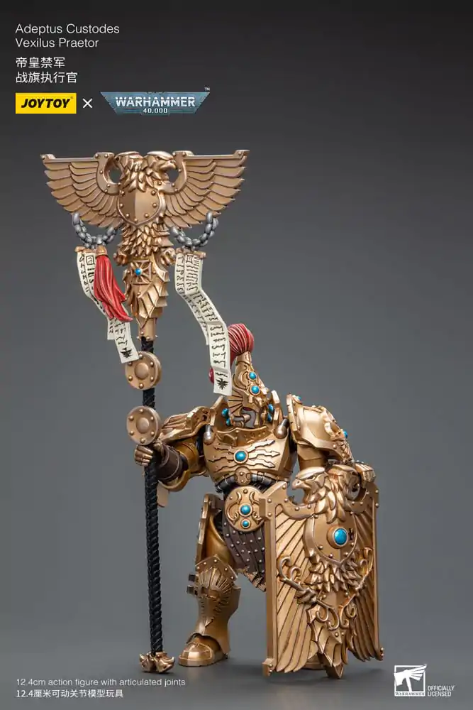 Akcijska figura Warhammer 40k 1/18 Adeptus Custodes Vexilus Praetor fotografija izdelka