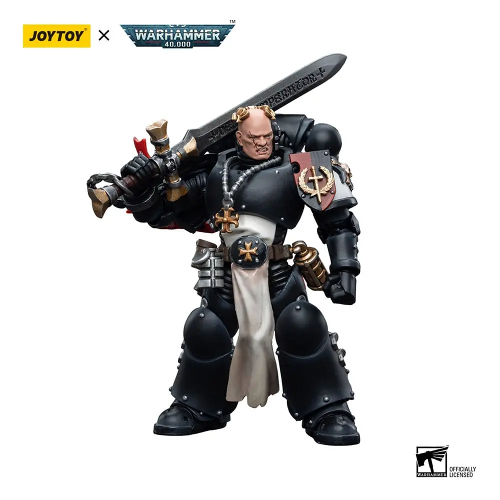 Warhammer 40k akcijska figura 1/18 Black Templars Emperor's Champion Bayard's Revenge 12 cm fotografija izdelka