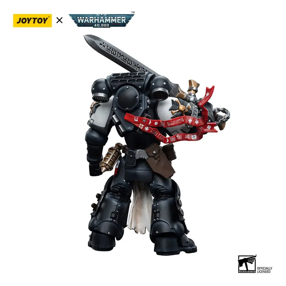 Warhammer 40k akcijska figura 1/18 Black Templars Emperor's Champion Bayard's Revenge 12 cm fotografija izdelka
