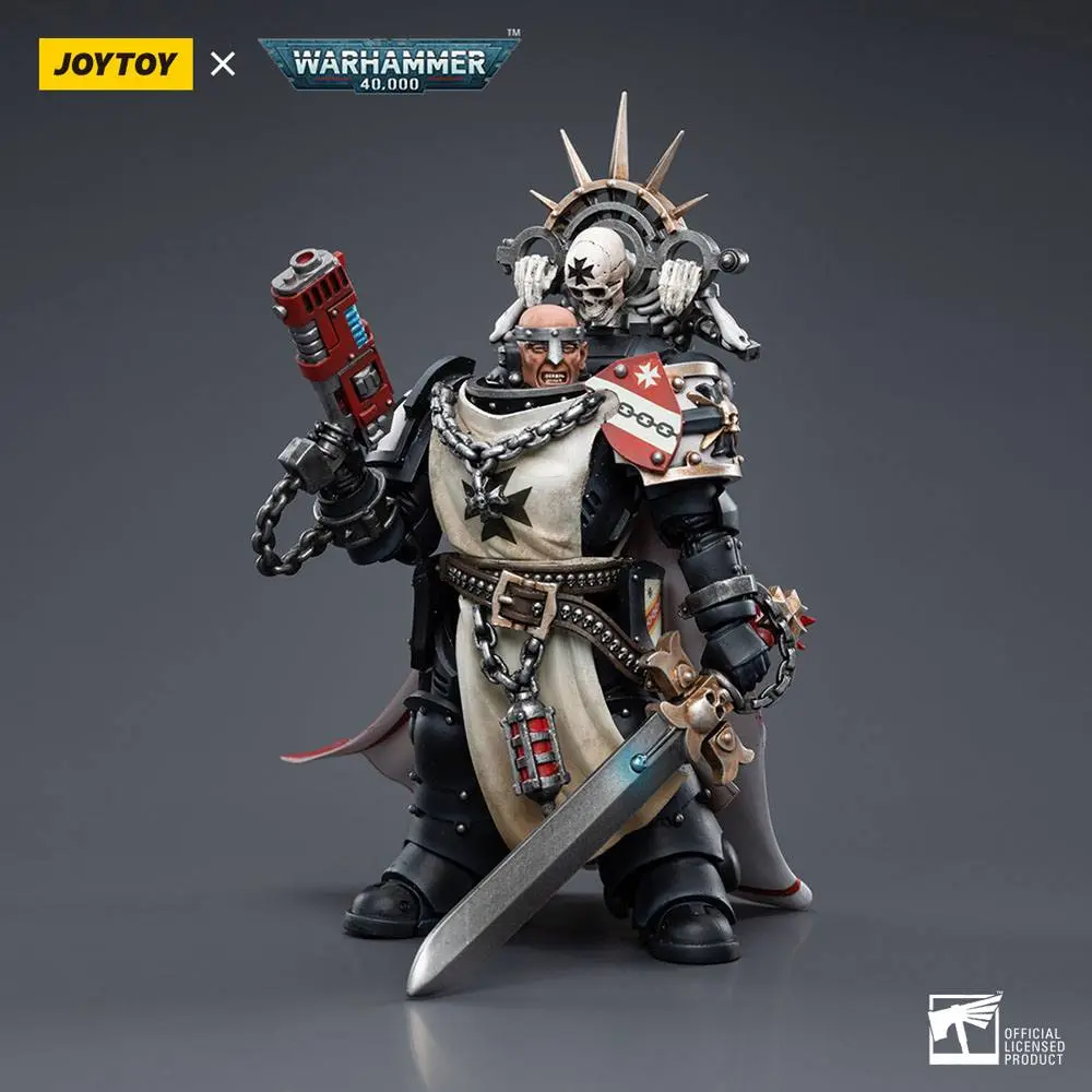 Warhammer 40k akcijska figura 1/18 Black Templars Marshal Baldeckrath 12 cm fotografija izdelka