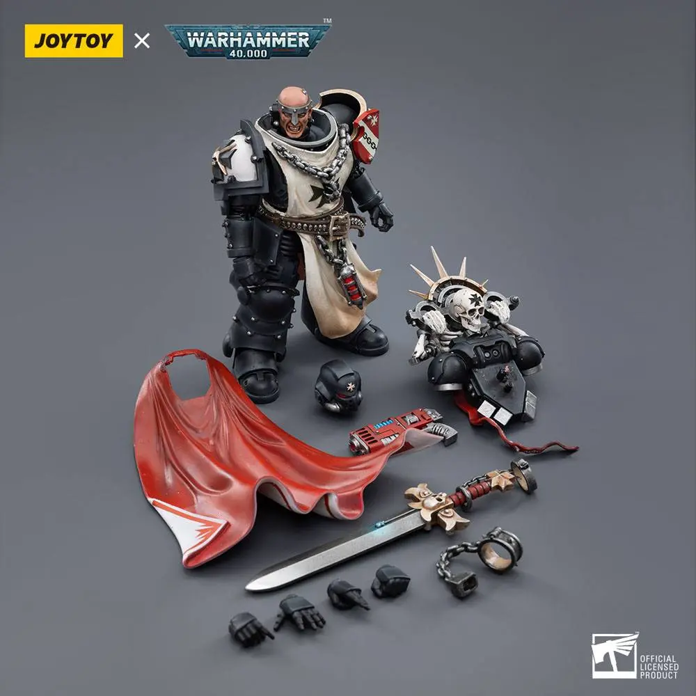 Warhammer 40k akcijska figura 1/18 Black Templars Marshal Baldeckrath 12 cm fotografija izdelka