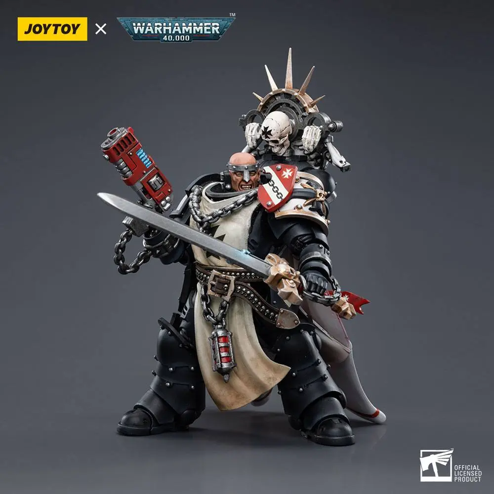 Warhammer 40k akcijska figura 1/18 Black Templars Marshal Baldeckrath 12 cm fotografija izdelka