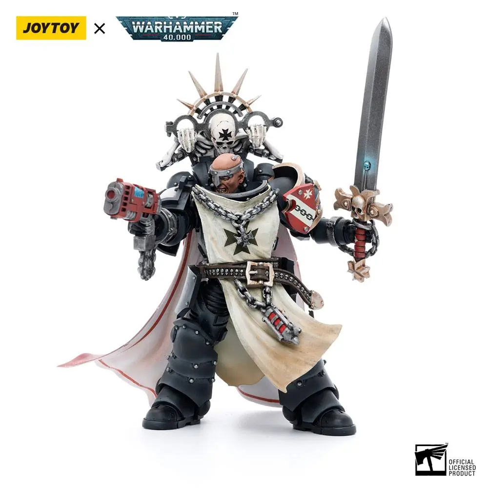 Warhammer 40k akcijska figura 1/18 Black Templars Marshal Baldeckrath 12 cm fotografija izdelka