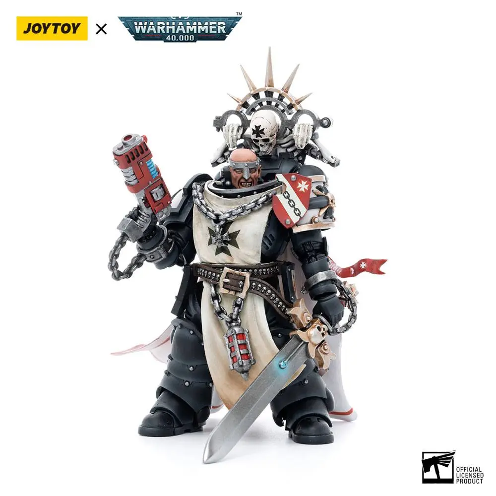 Warhammer 40k akcijska figura 1/18 Black Templars Marshal Baldeckrath 12 cm fotografija izdelka