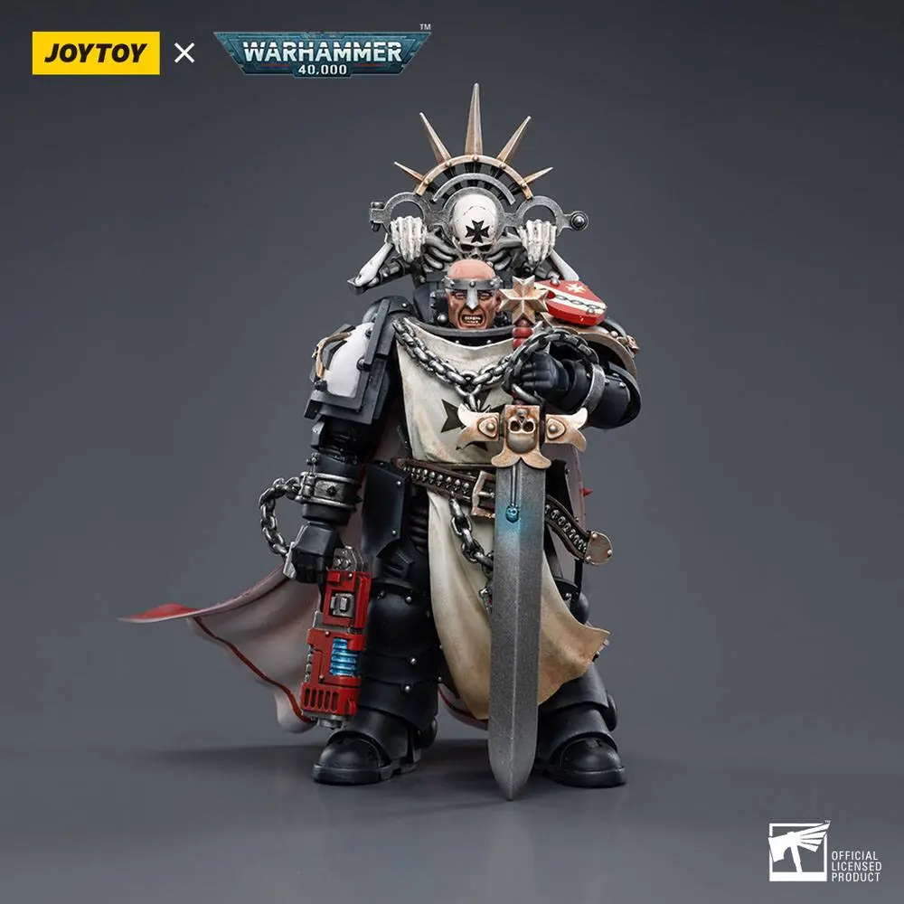 Warhammer 40k akcijska figura 1/18 Black Templars Marshal Baldeckrath 12 cm fotografija izdelka