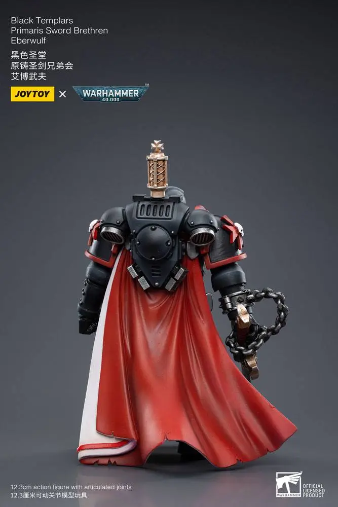 Warhammer 40k akcijska figura 1/18 Black Templars Primaris Sword Brethren Eberwulf 12 cm fotografija izdelka
