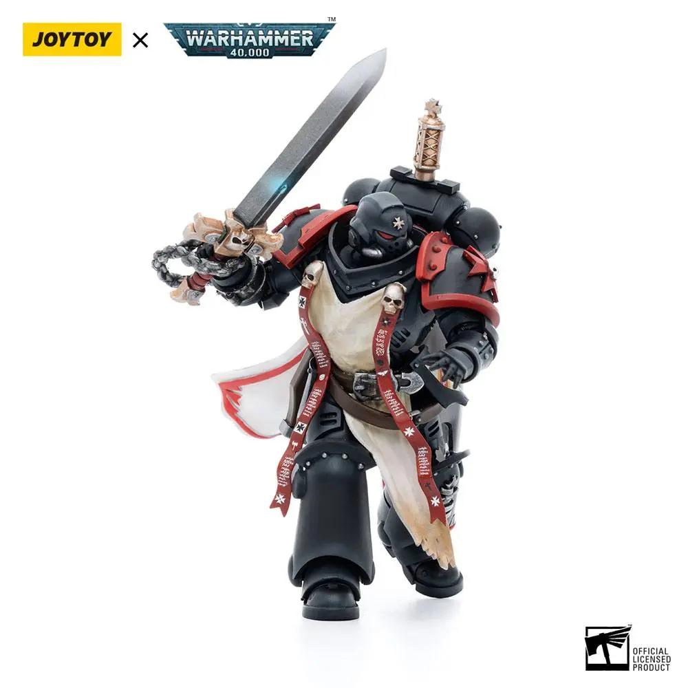 Warhammer 40k akcijska figura 1/18 Black Templars Primaris Sword Brethren Eberwulf 12 cm fotografija izdelka