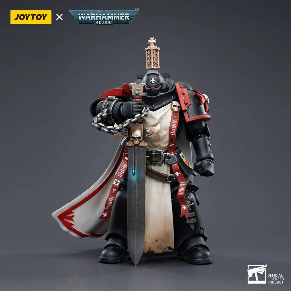 Warhammer 40k akcijska figura 1/18 Black Templars Primaris Sword Brethren Eberwulf 12 cm fotografija izdelka