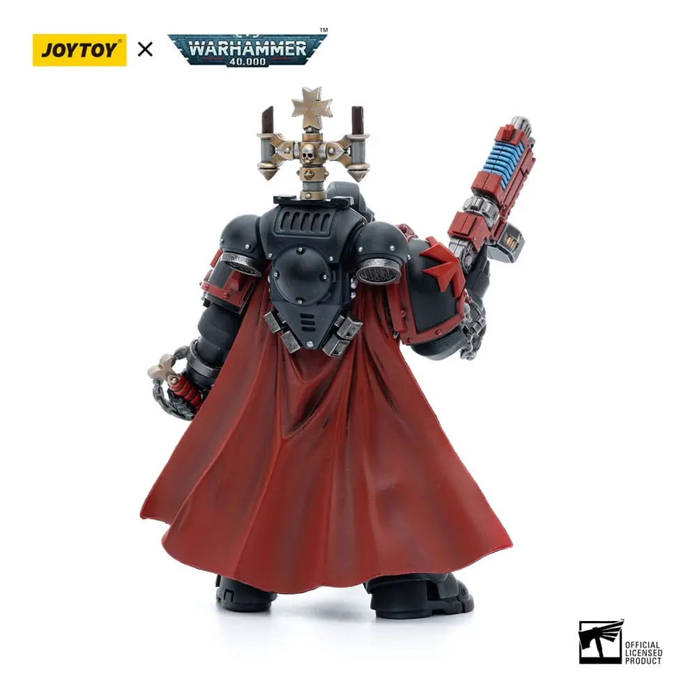 Warhammer 40k akcijska figura 1/18 Black Templars Sword Brethren Brother Lombast 12 cm fotografija izdelka