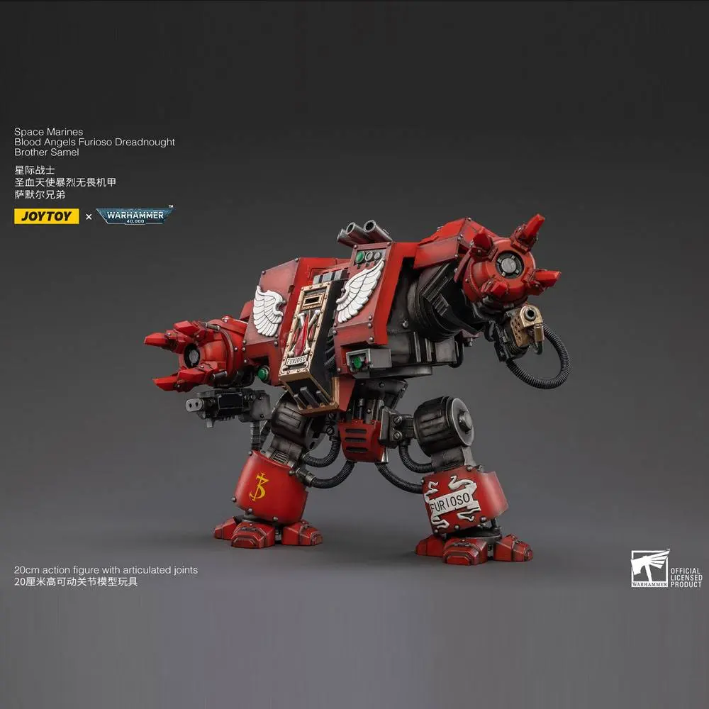 Warhammer 40k Akcijska Figura 1/18 Blood Angels Furioso Dreadnought Brother Samel 20 cm fotografija izdelka