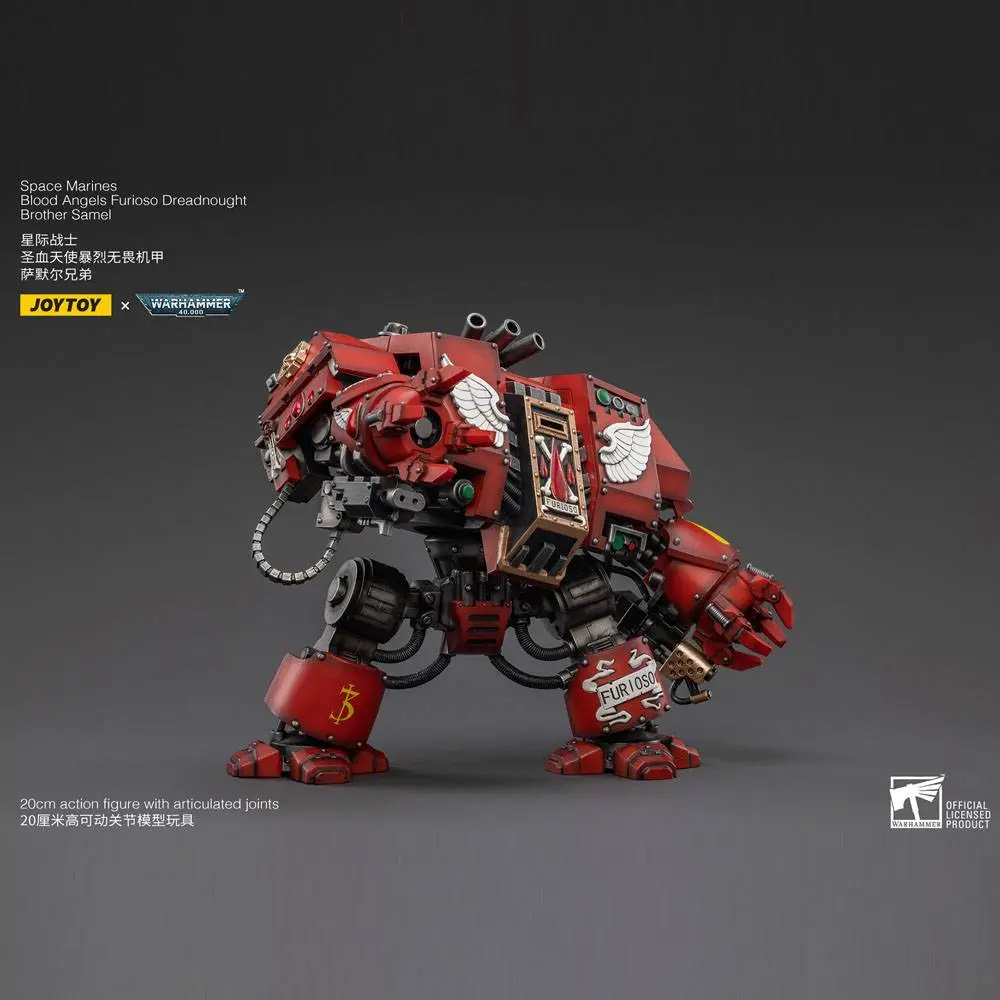 Warhammer 40k Akcijska Figura 1/18 Blood Angels Furioso Dreadnought Brother Samel 20 cm fotografija izdelka