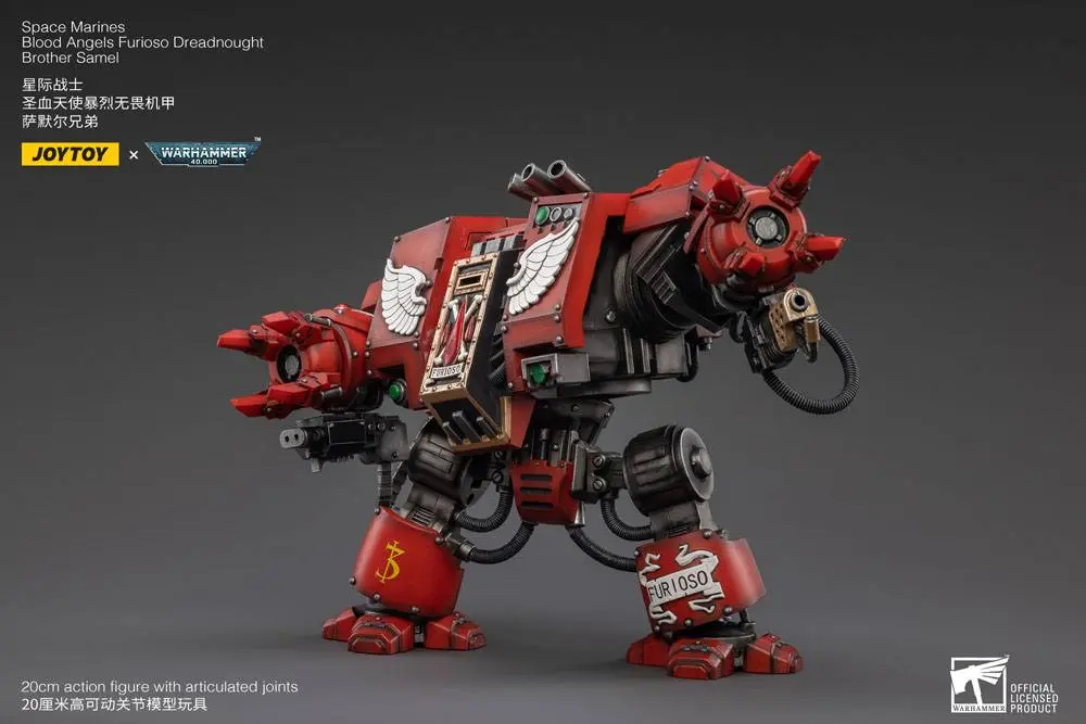 Warhammer 40k Akcijska Figura 1/18 Blood Angels Furioso Dreadnought Brother Samel 20 cm fotografija izdelka