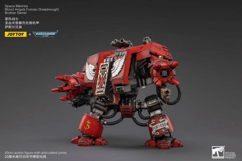 Warhammer 40k Akcijska Figura 1/18 Blood Angels Furioso Dreadnought Brother Samel 20 cm fotografija izdelka