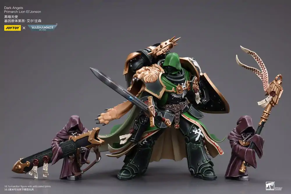 Warhammer 40k Akcijska figura 1/18 Dark Angels Primarch Lion El' Jonson 18 cm fotografija izdelka