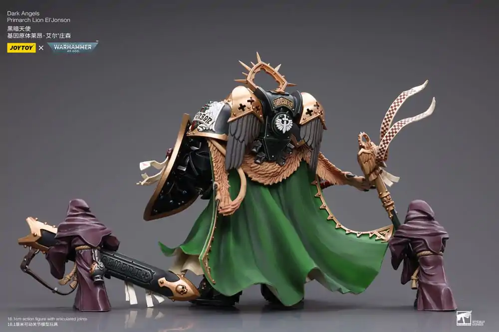 Warhammer 40k Akcijska figura 1/18 Dark Angels Primarch Lion El' Jonson 18 cm fotografija izdelka