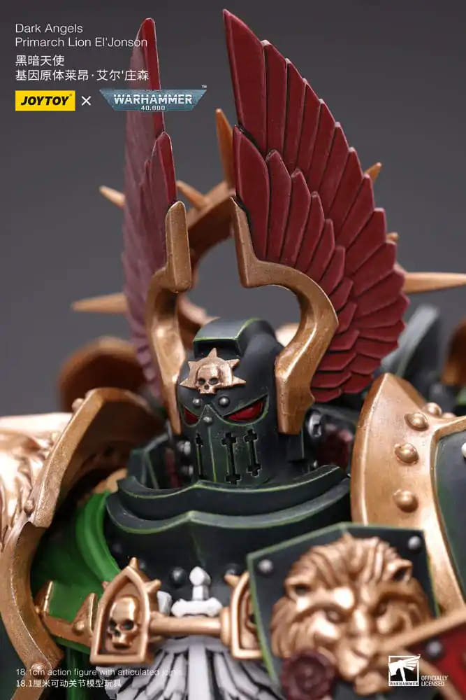 Warhammer 40k Akcijska figura 1/18 Dark Angels Primarch Lion El' Jonson 18 cm fotografija izdelka