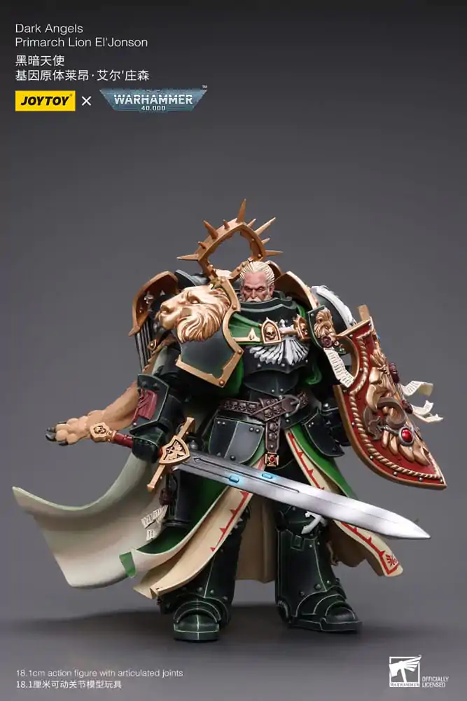 Warhammer 40k Akcijska figura 1/18 Dark Angels Primarch Lion El' Jonson 18 cm fotografija izdelka