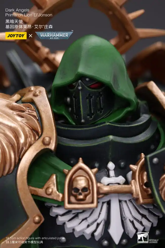 Warhammer 40k Akcijska figura 1/18 Dark Angels Primarch Lion El' Jonson 18 cm fotografija izdelka