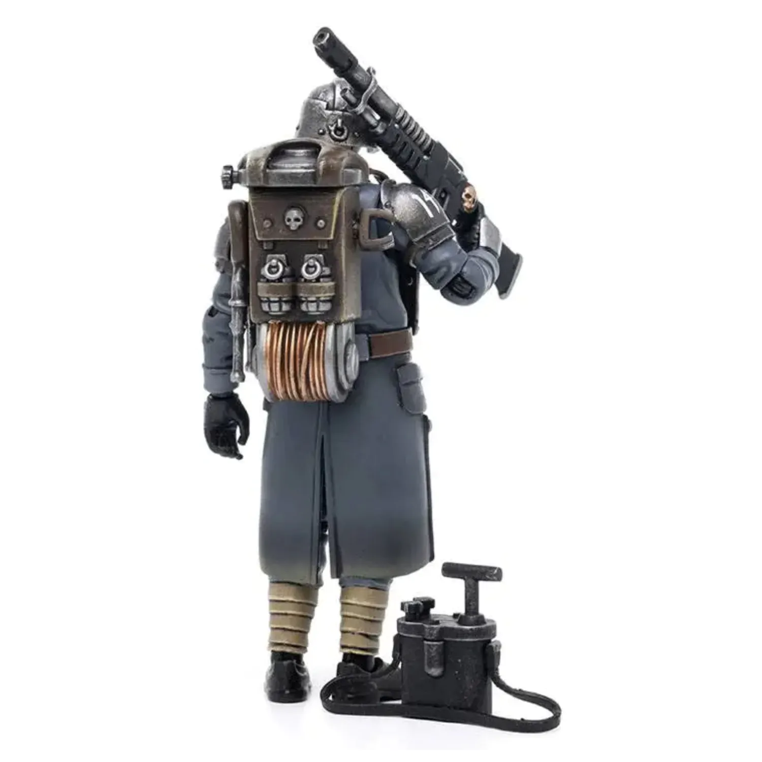 Warhammer 40k Action Figure 1/18 Death Korps of Krieg Veteran Squad Guardsman Demolitions Specialist 10 cm akcijska figura fotografija izdelka