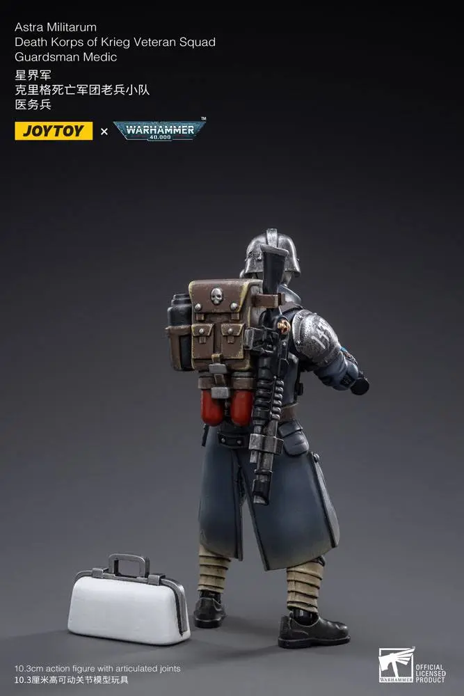 Warhammer 40k akcijska figura 1/18 Death Korps of Krieg Veteran Squad Guardsman Medic 10 cm fotografija izdelka