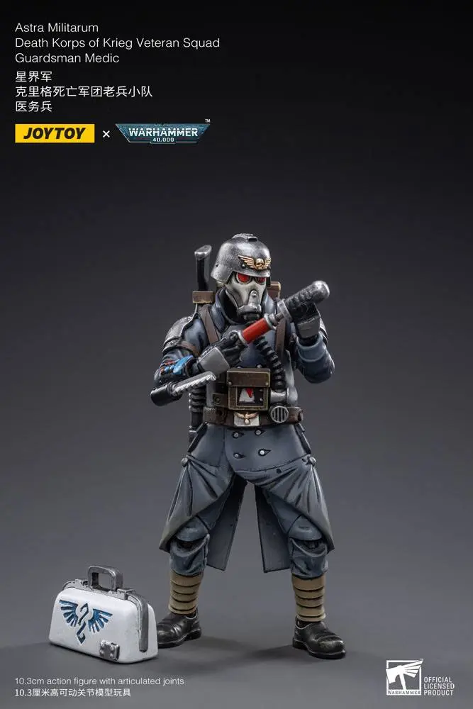 Warhammer 40k akcijska figura 1/18 Death Korps of Krieg Veteran Squad Guardsman Medic 10 cm fotografija izdelka