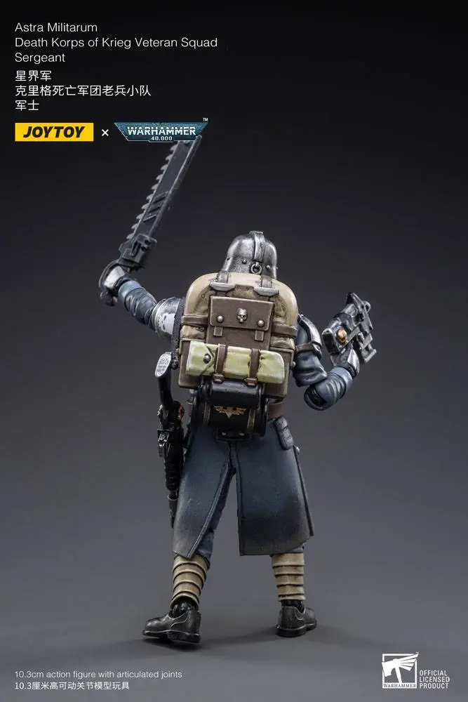 Warhammer 40k Action Figure 1/18 Death Korps of Krieg Veteran Squad Poveljnik desetine 10 cm  fotografija izdelka