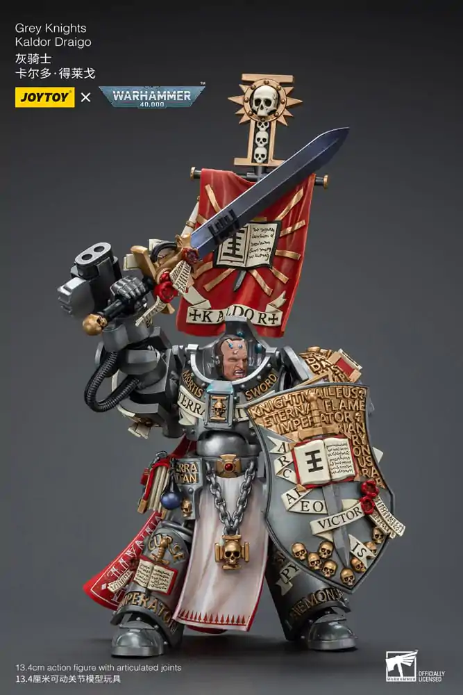 Warhammer 40k Akcijska figura 1/18 Grey Knights Kaldor Draigo 12 cm fotografija izdelka