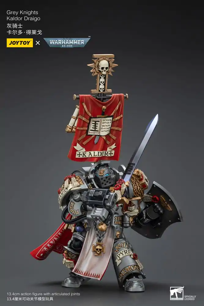 Warhammer 40k Akcijska figura 1/18 Grey Knights Kaldor Draigo 12 cm fotografija izdelka