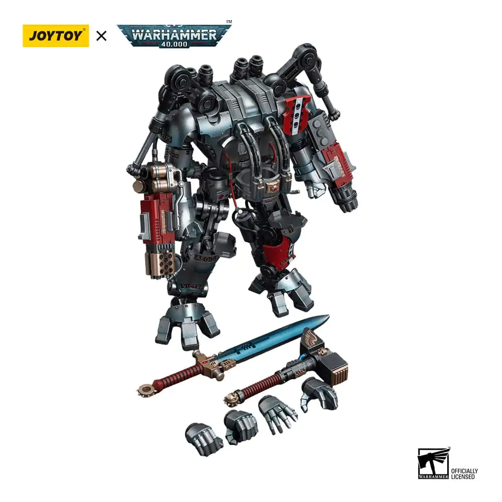 Warhammer 40k akcijska figura 1/18 Grey Knights Nemesis Dreadknight (vključno z Grey Knights Terminator Caddon Vibova) 12 cm fotografija izdelka