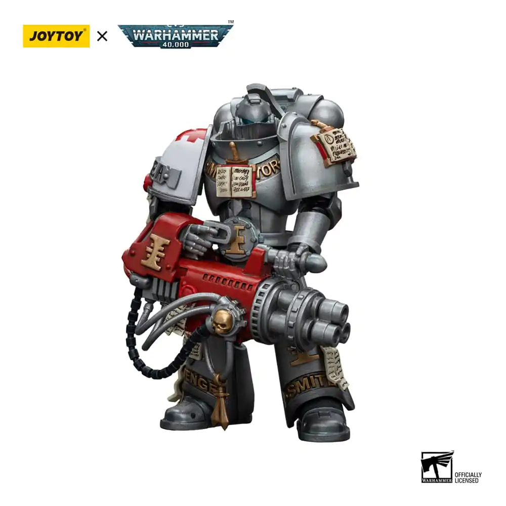 Warhammer 40k Akcijska figura 1/18 Grey Knights Strike Squad Grey Knight s Psilencerjem 12 cm fotografija izdelka