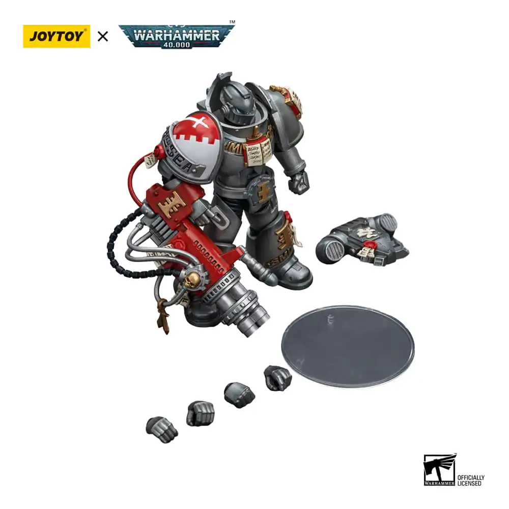 Warhammer 40k Akcijska figura 1/18 Grey Knights Strike Squad Grey Knight s Psilencerjem 12 cm fotografija izdelka