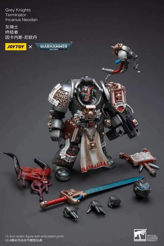 Warhammer 40k akcijska figura 1/18 Grey Knights Terminator Incanus Neodan 13 cm fotografija izdelka