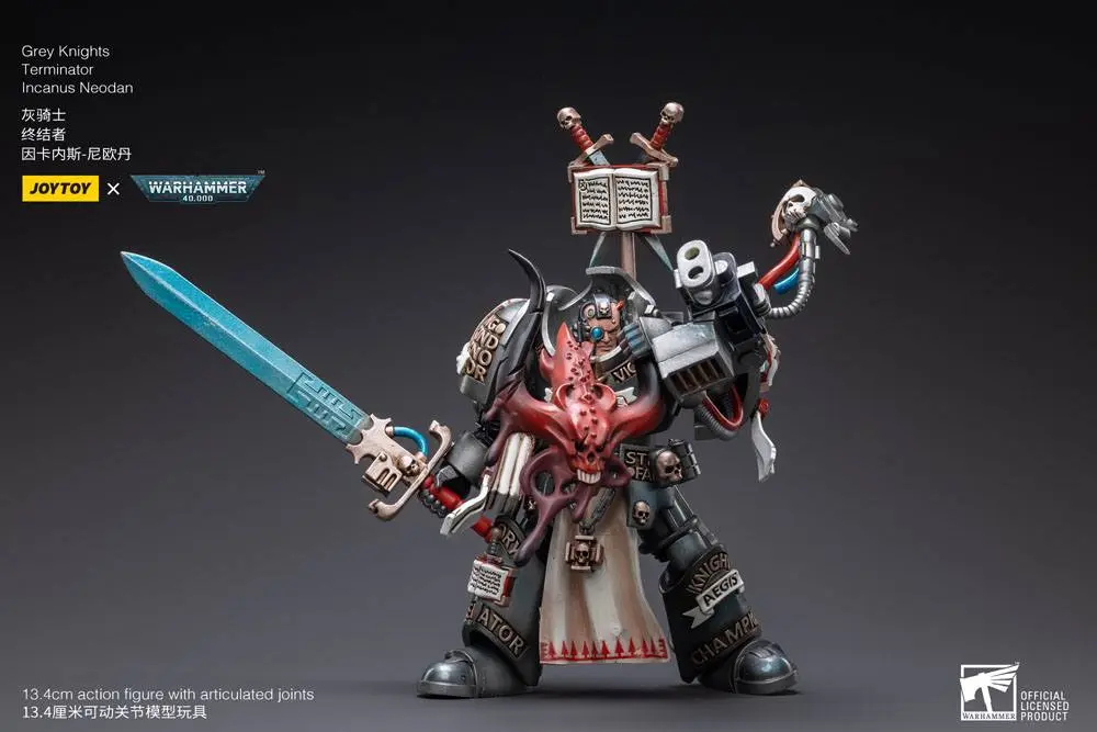 Warhammer 40k akcijska figura 1/18 Grey Knights Terminator Incanus Neodan 13 cm fotografija izdelka
