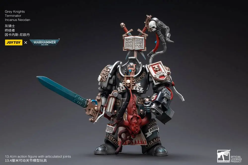 Warhammer 40k akcijska figura 1/18 Grey Knights Terminator Incanus Neodan 13 cm fotografija izdelka