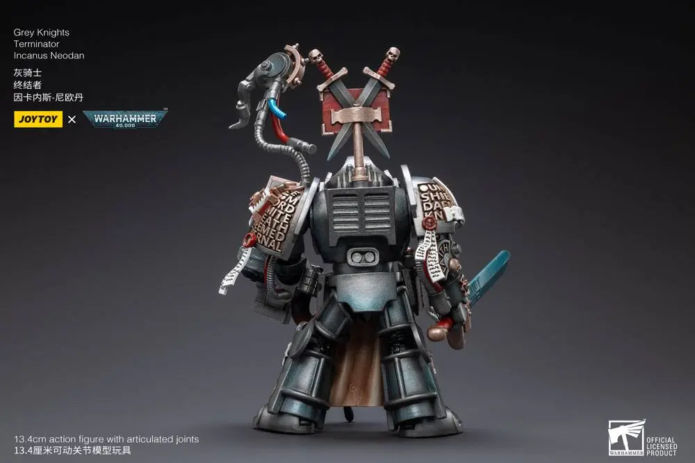 Warhammer 40k akcijska figura 1/18 Grey Knights Terminator Incanus Neodan 13 cm fotografija izdelka