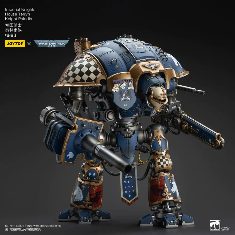 Warhammer 40k akcijska figura 1/18 Imperial Knights House Terryn Knight Paladin 54 cm fotografija izdelka